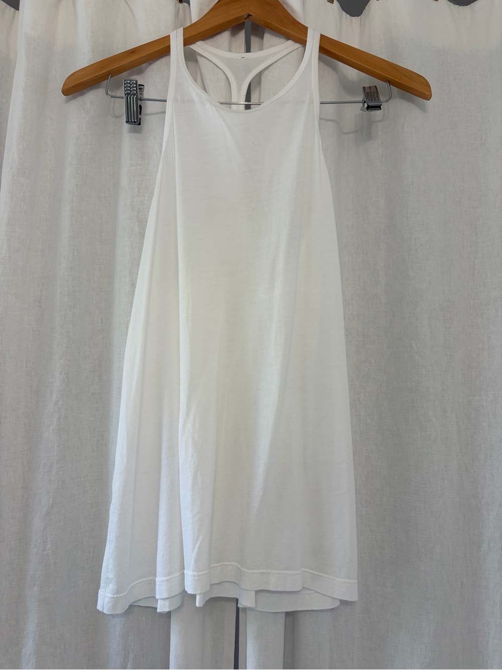 White Racerback Sleep Tank - Women